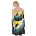 Halloween landscape Off Shoulder Skater Dress View2