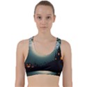 Halloween landscape Back Weave Sports Bra View1