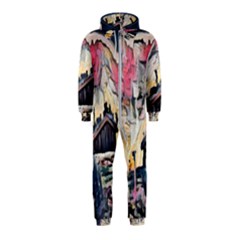 Modern Abstract Painting Hooded Jumpsuit (kids) by NouveauDesign