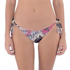 Modern Abstract Painting Reversible Bikini Bottom