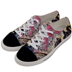 Modern Abstract Painting Women s Low Top Canvas Sneakers