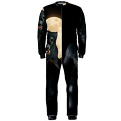 Werewolf Onepiece Jumpsuit (men)  by Valentinaart