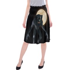 Werewolf Midi Beach Skirt by Valentinaart