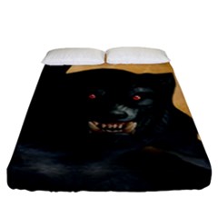 Werewolf Fitted Sheet (king Size) by Valentinaart