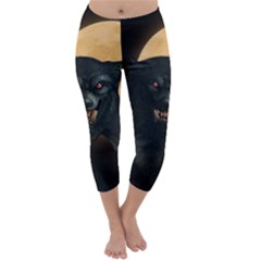 Werewolf Capri Winter Leggings  by Valentinaart