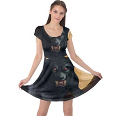 Werewolf Cap Sleeve Dress by Valentinaart