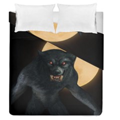 Werewolf Duvet Cover Double Side (queen Size) by Valentinaart