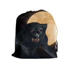 Werewolf Drawstring Pouches (extra Large) by Valentinaart