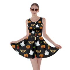 Halloween Pattern Skater Dress by Valentinaart