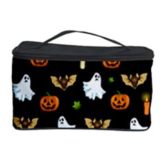 Halloween Pattern Cosmetic Storage Case by Valentinaart