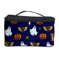 Halloween Pattern Cosmetic Storage Case by Valentinaart