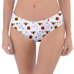 Halloween Pattern Reversible Classic Bikini Bottoms