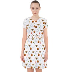 Halloween Pattern Adorable In Chiffon Dress