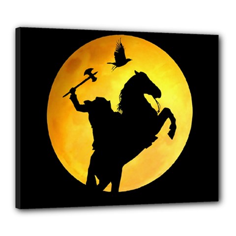 Headless Horseman Canvas 24  X 20  by Valentinaart