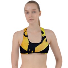 Headless Horseman Criss Cross Racerback Sports Bra