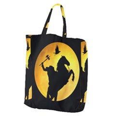 Headless Horseman Giant Grocery Zipper Tote