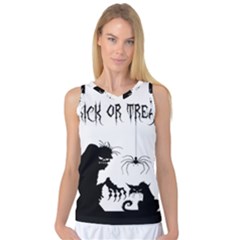 Halloween Women s Basketball Tank Top by Valentinaart