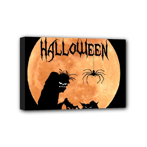 Halloween Mini Canvas 6  X 4  by Valentinaart