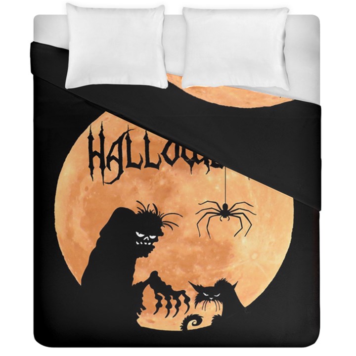 Halloween Duvet Cover Double Side (California King Size)