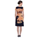 Halloween Short Sleeve Front Wrap Dress View2