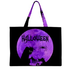 Halloween Zipper Mini Tote Bag by Valentinaart