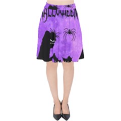 Halloween Velvet High Waist Skirt