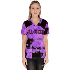 Halloween Scrub Top