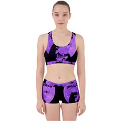 Halloween Work It Out Sports Bra Set by Valentinaart