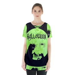 Halloween Skirt Hem Sports Top