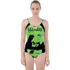 Halloween Cut Out Top Tankini Set by Valentinaart