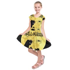 Halloween Kids  Short Sleeve Dress by Valentinaart