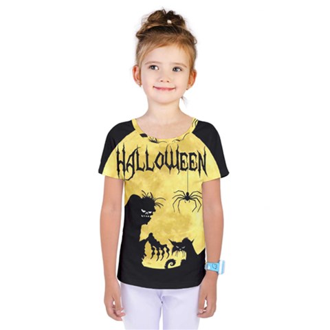 Halloween Kids  One Piece Tee by Valentinaart