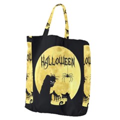 Halloween Giant Grocery Zipper Tote by Valentinaart