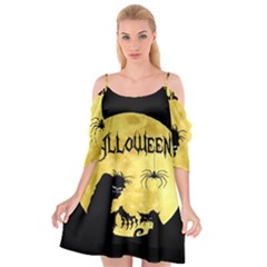 Halloween Cutout Spaghetti Strap Chiffon Dress by Valentinaart