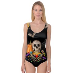 Halloween Candy Keeper Princess Tank Leotard  by Valentinaart