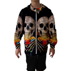 Halloween Candy Keeper Hooded Wind Breaker (kids)