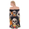 Halloween candy keeper Off Shoulder Skater Dress View2