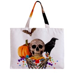 Halloween Candy Keeper Zipper Mini Tote Bag by Valentinaart