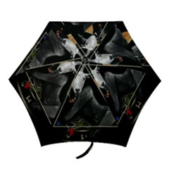 Spiritual Goat Mini Folding Umbrellas