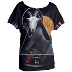 Spiritual Goat Women s Oversized Tee by Valentinaart