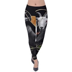 Spiritual Goat Velvet Leggings by Valentinaart