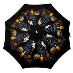 Vampires Night  Straight Umbrellas by Valentinaart