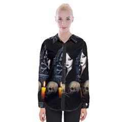 Vampires Night  Womens Long Sleeve Shirt