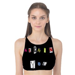 I Am Watching You Tank Bikini Top by Valentinaart