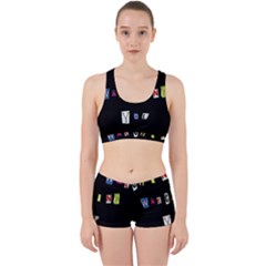 I Am Watching You Work It Out Sports Bra Set by Valentinaart