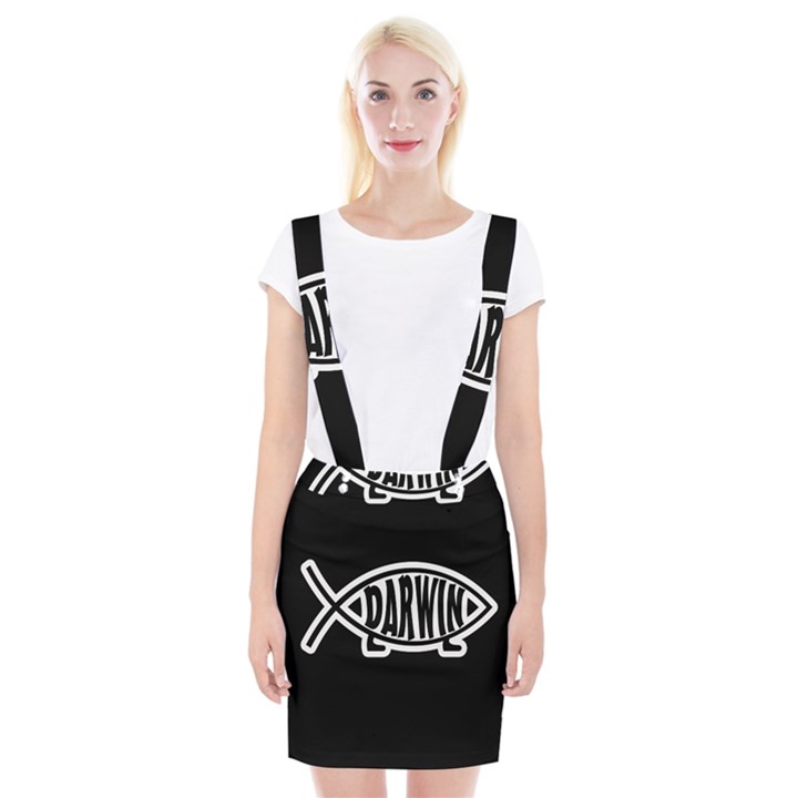 Darwin fish Braces Suspender Skirt