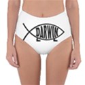 Darwin fish Reversible High-Waist Bikini Bottoms View1