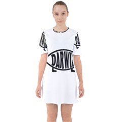 Darwin Fish Sixties Short Sleeve Mini Dress