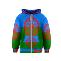 Gypsy Flag Kids  Zipper Hoodie by Valentinaart