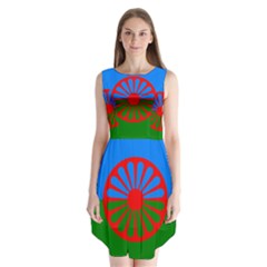 Gypsy Flag Sleeveless Chiffon Dress   by Valentinaart